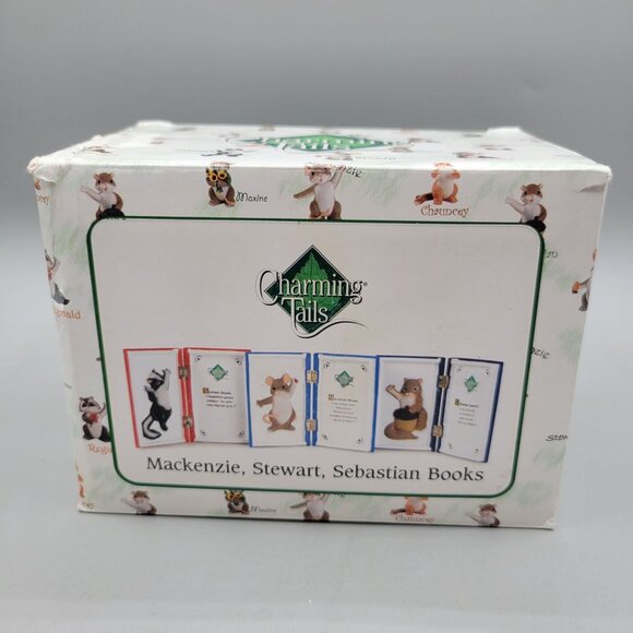 Charming Tails Library Character Figurines Collection Set Of 3 Books 98/547 - Picture 9 of 10